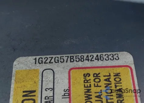 2008 Pontiac G6 из США, поврежденный, VIN 1G2ZG57B584246333